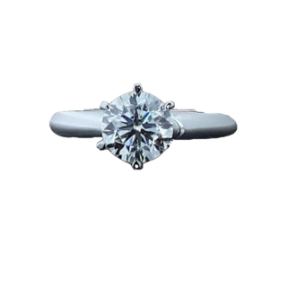 White Lab-Grown Diamond Ring