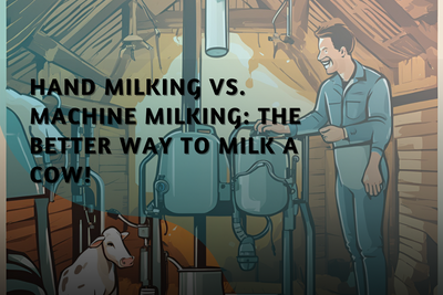 Hand Milking vs. Machine Milking: The Better Way to Milk a Cow!