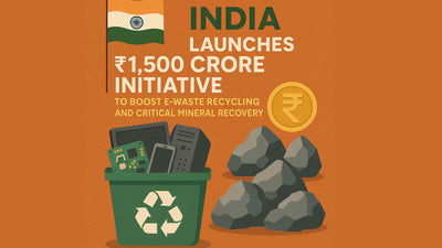 India Launches ₹1,500 Crore Initiative to Boost E-Waste Recycling and Critical Mineral Recovery