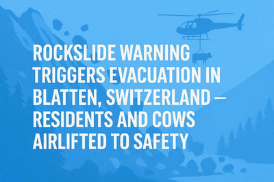 Rockslide Warning Triggers Evacuation in Blatten, Switzerland — Residents and Cows Airlifted to Safety