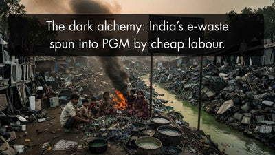 The dark alchemy: India's e-waste spun into PGM by cheap labour