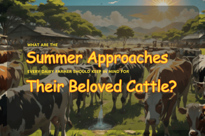 What are the Summer approaches every dairy farmer should keep in mind for their beloved cattle?