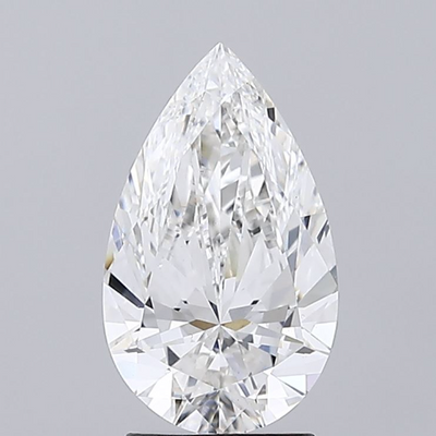 2.50 Carat CVD Pear Diamond