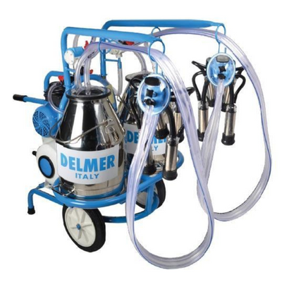 Delmer Double Bucket milking machine
