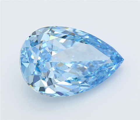 3.12 Carat CVD Pear Diamond