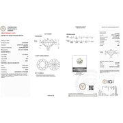 3.31 Diamante coltivato in laboratorio a forma rotonda con accento circonflesso | Gruppo Delmer