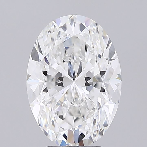 4.00 Carat CVD Oval Diamond