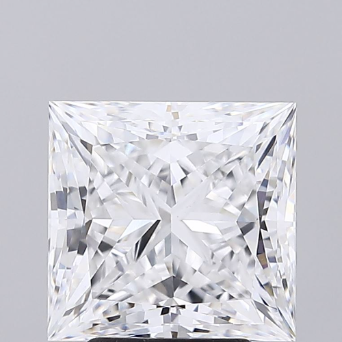 4.03 Carat CVD Princess Diamond