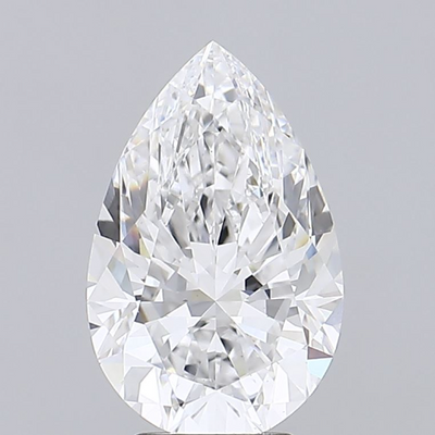 4.22 Carat CVD Pear Diamond