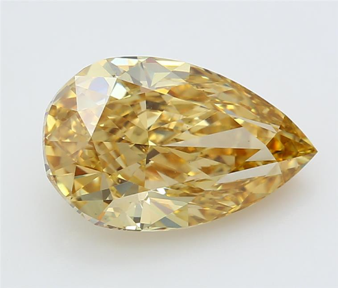 5.21 Carat CVD Pear Diamond