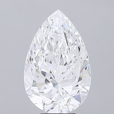 5.60 Carat CVD Pear Diamond