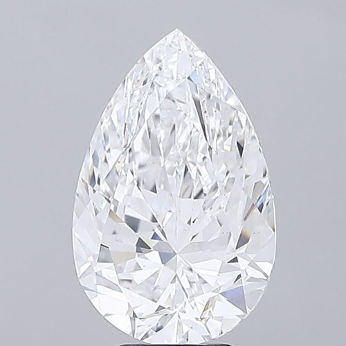 5.60 Carat CVD Pear Diamond