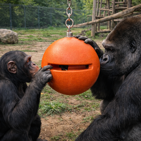 Delmer Primate Enrichment Food Balls Delmer Group Delmer Primate Enrichment Food Balls Delmer Group