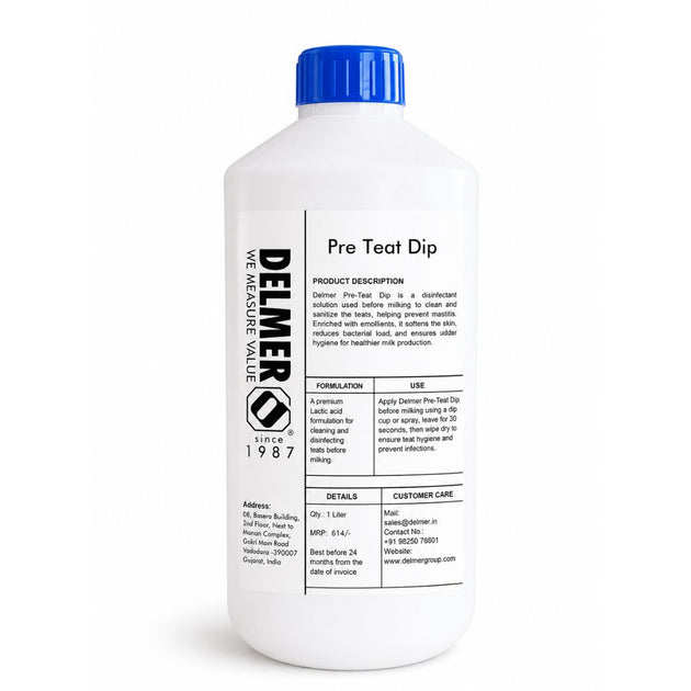 Effective Pre & Post Teat Dip Solution for Livestock – Delmer Group