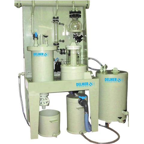 Delmer 1 kg batch gold precious metal refining system for precise purification