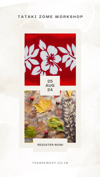 Tataki Zomé (flower pounding) Workshop