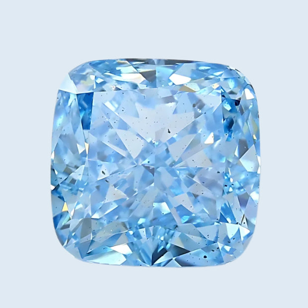 3.54 Carat CVD Square Cushion Brilliant Diamond