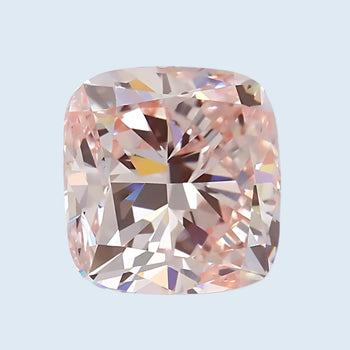 4.02 Carat CVD Square Cushion Brilliant Diamond