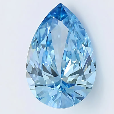 4.02 Carat CVD Pear Diamond