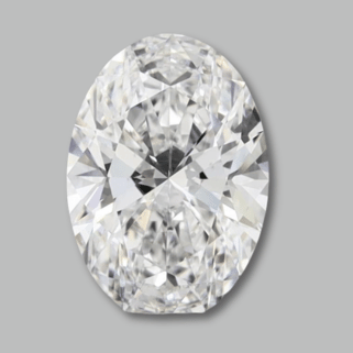 Diamante ovale CVD da 1,52 carati