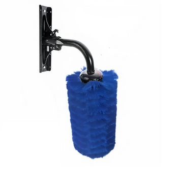 Delmer fixed round cow comfort brush for improved animal grooming and wellbeing