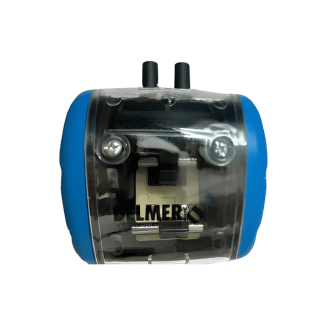 Transparent TRP pneumatic pulsator (60/40-60) by Del for accurate milking flow in parlour systems