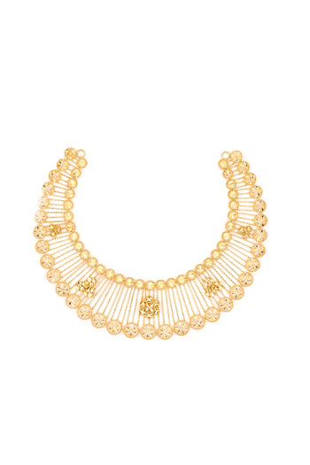 Gold Floral Necklace