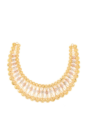 Gold Toned and White Jewellery