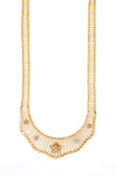 Silver Gold Long Necklace