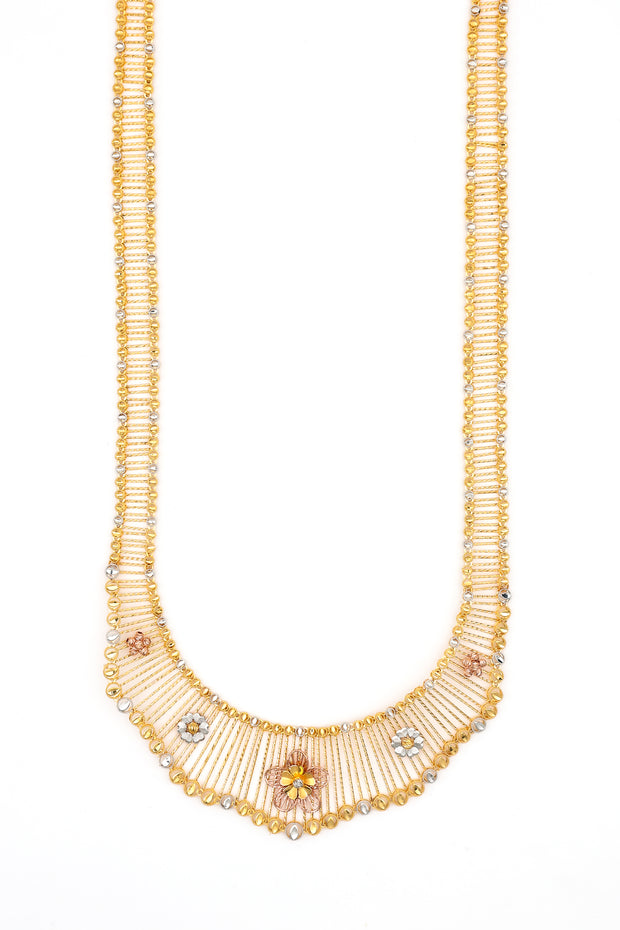Silver Gold Long Necklace