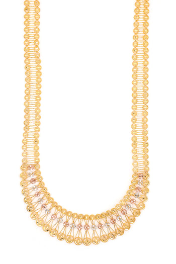Ethnic Gold Floral Set