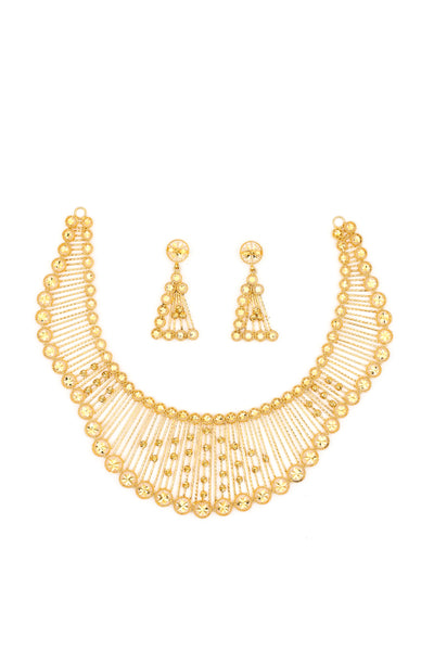 Shining Jewel Traditional Gold Necklace