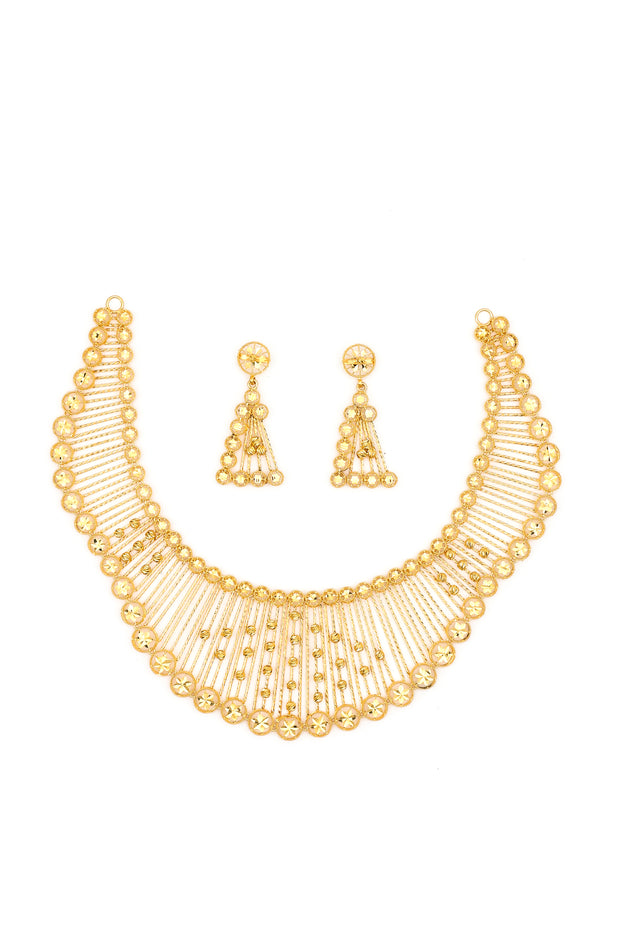 Shining Jewel Traditional Gold Necklace