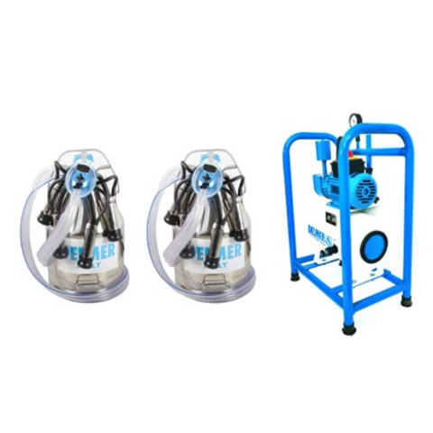 "Wally" Series Double Bucket Milking System (Fixed Type) - Delmer Group