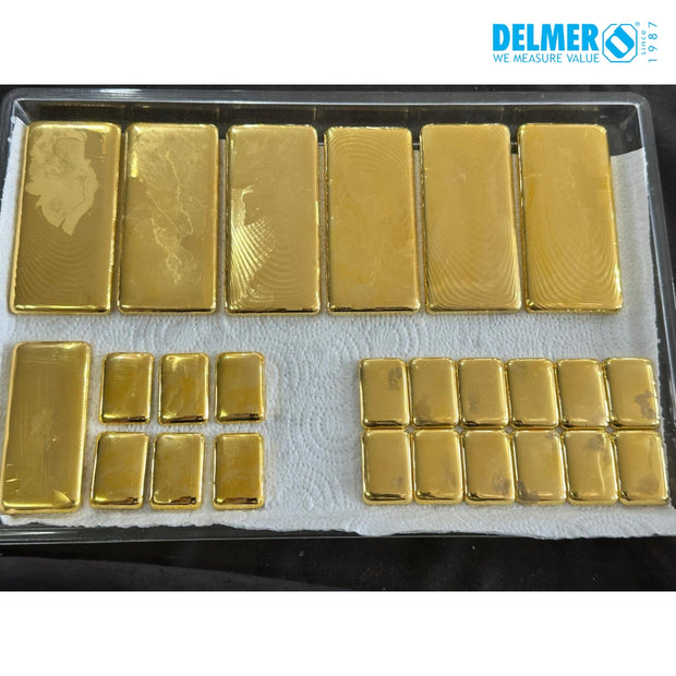 Fusione in tunnel per lingotti d'oro e d'argento