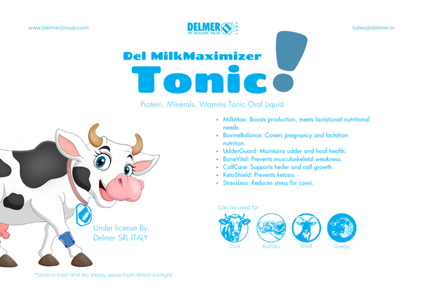 Del Protein, Minerals, Vitamins Tonic Oral Liquid (Pack of 5) - Delmer Group